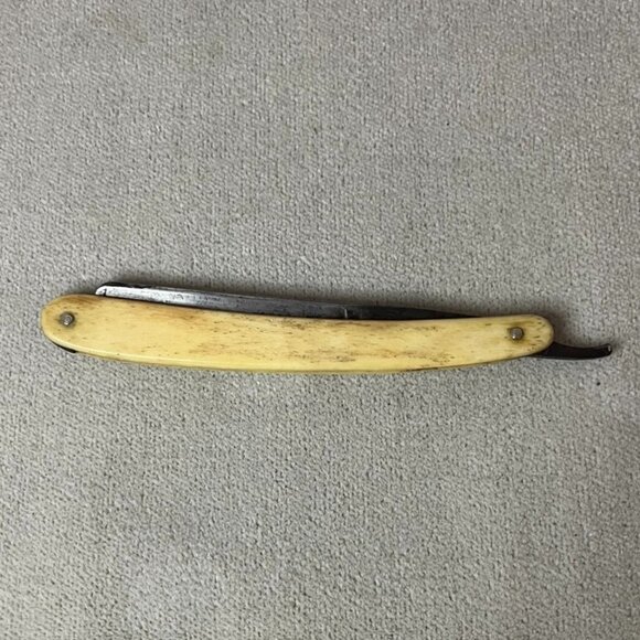 GEBR. KORTE 801 Vintage Folding Straight Razor, SOLINGEN-GERMANY Antique - Picture 3 of 6